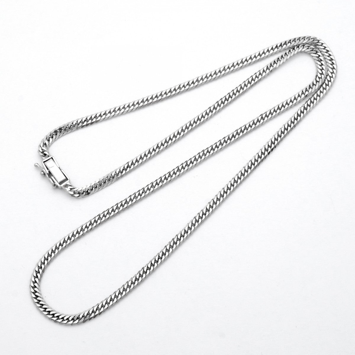 【6khc0044】喜平 ネックレス Pt850 プラチナ 6面 ダブル 50.2cm 20.2g キヘイ【中古】メンズ レディース ユニセックス