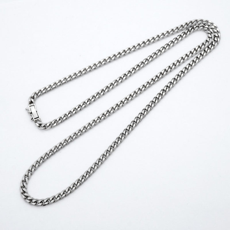 【6khc0047】喜平 ネックレス Pt850 プラチナ 8面 シングル 60.7cm 50.6g キヘイ【中古】メンズ レディース ユニセックス