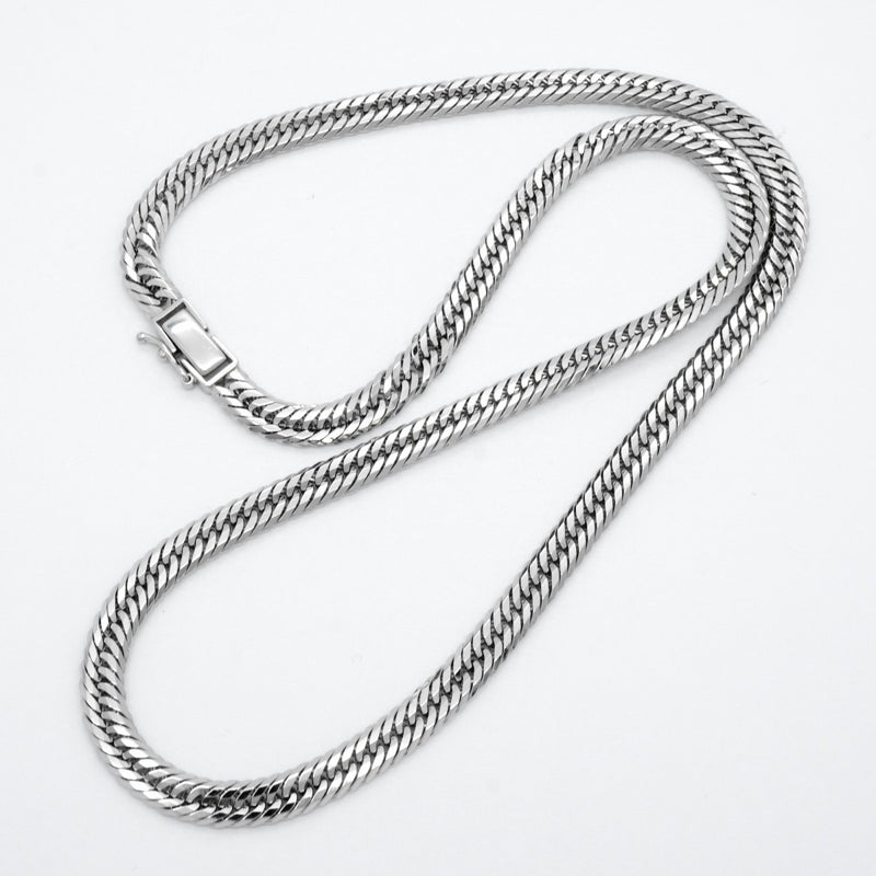 【6khc0048】喜平 ネックレス Pt850 プラチナ トリプル 12面 50.7cm 50.3g キヘイ【中古】メンズ レディース ユニセックス