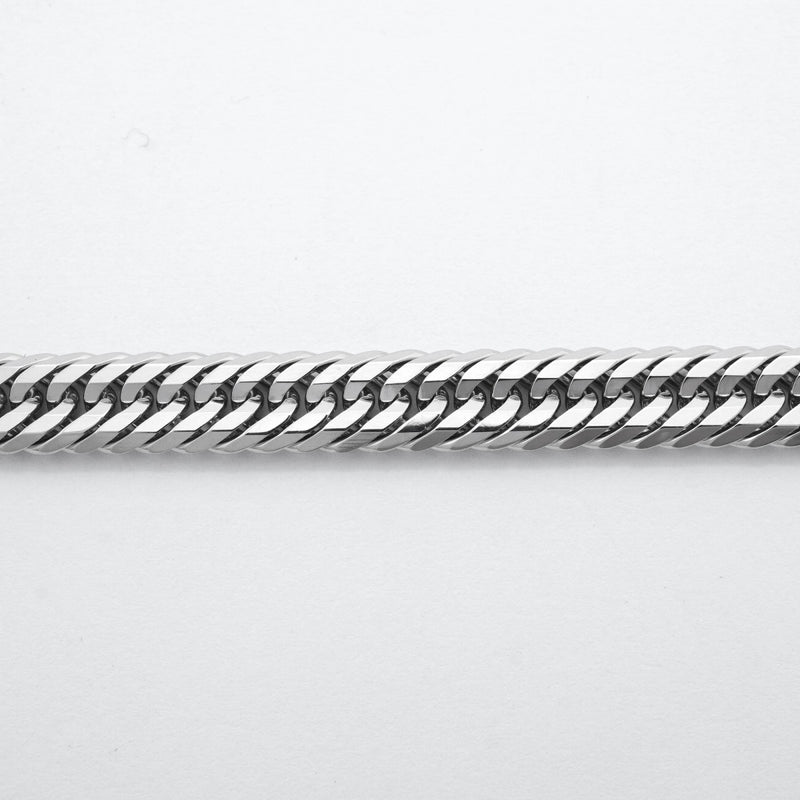 【6khc0048】喜平 ネックレス Pt850 プラチナ トリプル 12面 50.7cm 50.3g キヘイ【中古】メンズ レディース ユニセックス