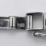 【6khc0048】喜平 ネックレス Pt850 プラチナ トリプル 12面 50.7cm 50.3g キヘイ【中古】メンズ レディース ユニセックス