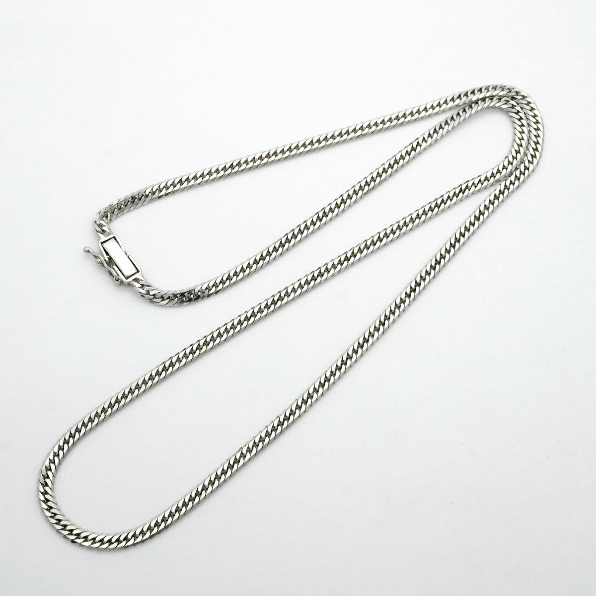 【6khc0055】喜平 ネックレス Pt850 プラチナ 6面 ダブル 50.1cm 20.3g キヘイ【中古】メンズ レディース ユニセックス