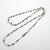 【6khc0055】喜平 ネックレス Pt850 プラチナ 6面 ダブル 50.1cm 20.3g キヘイ【中古】メンズ レディース ユニセックス