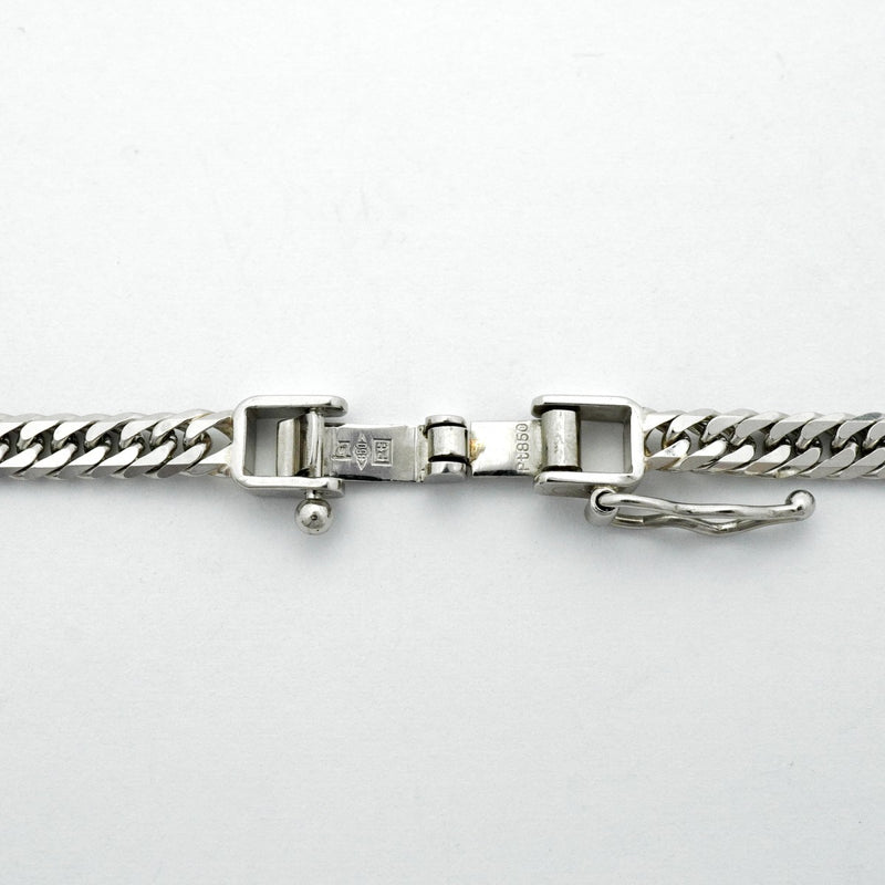 【6khc0055】喜平 ネックレス Pt850 プラチナ 6面 ダブル 50.1cm 20.3g キヘイ【中古】メンズ レディース ユニセックス