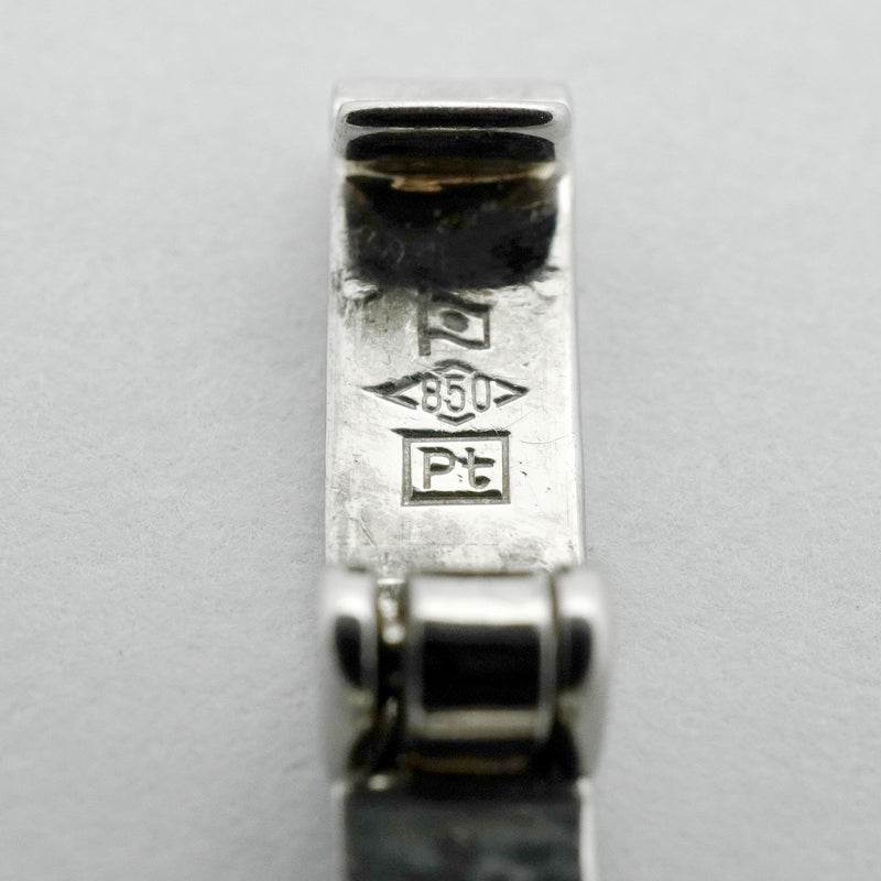 【6khc0056】喜平 ネックレス Pt850 プラチナ 6面 ダブル 50.2cm 20.3g キヘイ【中古】メンズ レディース ユニセックス