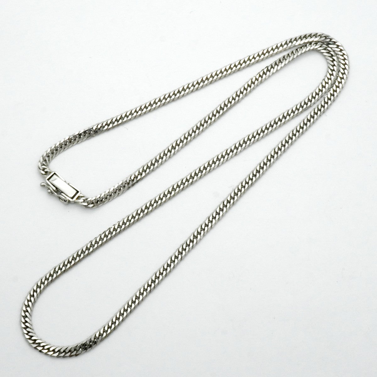 【6khc0056】喜平 ネックレス Pt850 プラチナ 6面 ダブル 50.2cm 20.3g キヘイ【中古】メンズ レディース ユニセックス