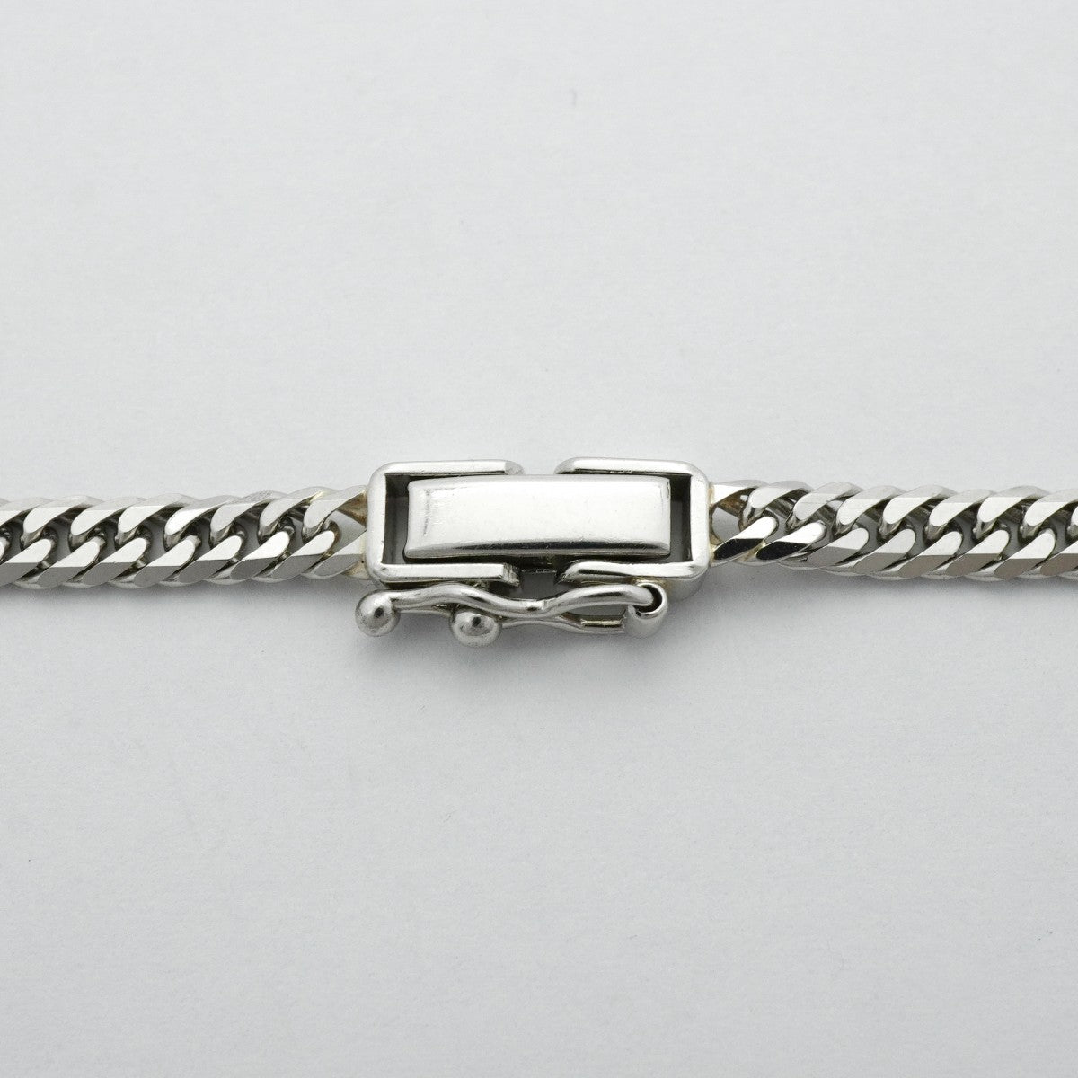 【6khc0056】喜平 ネックレス Pt850 プラチナ 6面 ダブル 50.2cm 20.3g キヘイ【中古】メンズ レディース ユニセックス