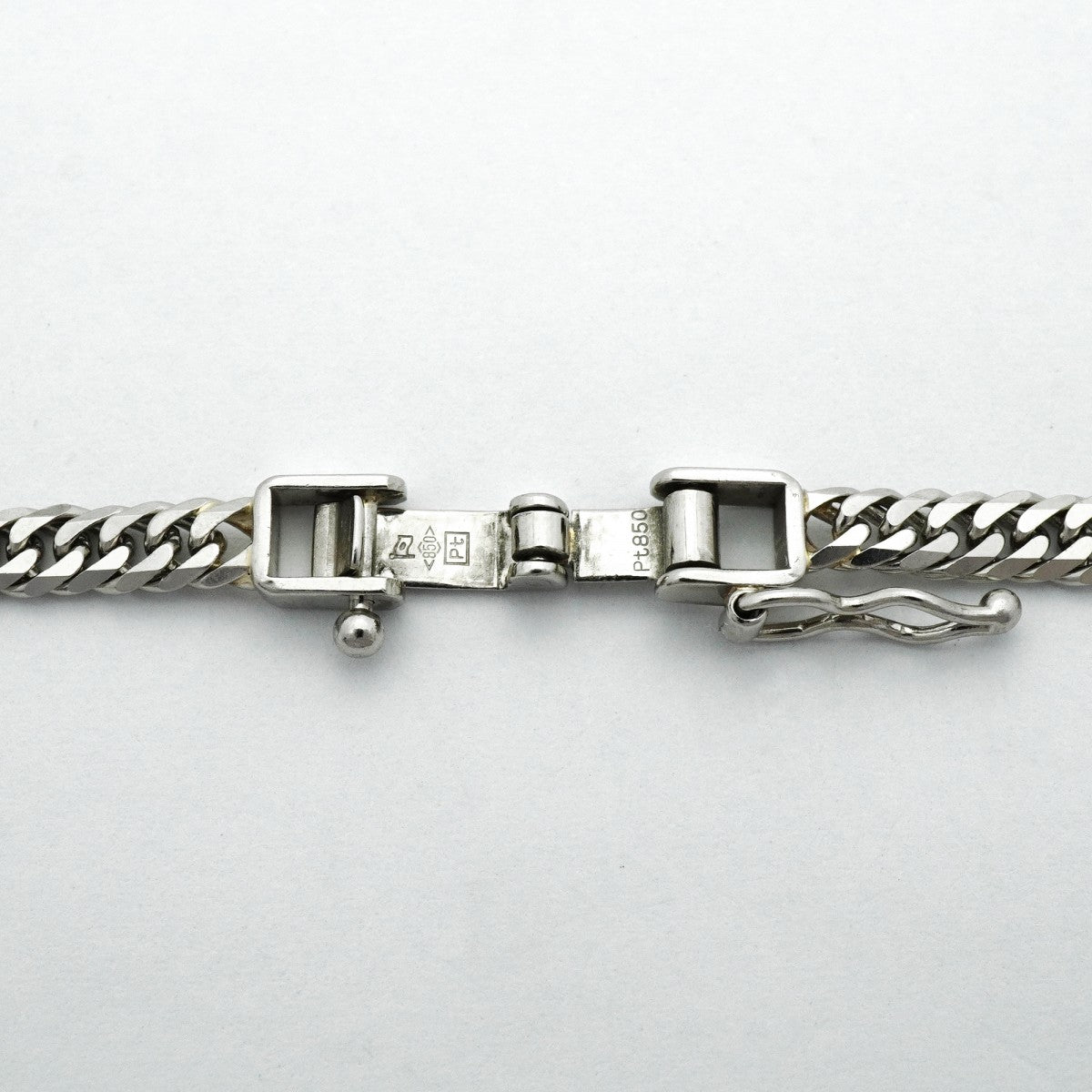 【6khc0056】喜平 ネックレス Pt850 プラチナ 6面 ダブル 50.2cm 20.3g キヘイ【中古】メンズ レディース ユニセックス
