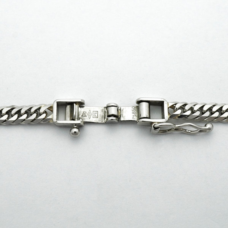 【6khc0056】喜平 ネックレス Pt850 プラチナ 6面 ダブル 50.2cm 20.3g キヘイ【中古】メンズ レディース ユニセックス