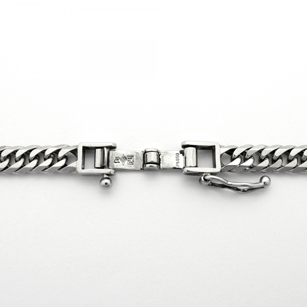 【6khc0060】喜平 ネックレス Pt850 プラチナ 6面 ダブル 52.2cm 30.1g キヘイ【中古】メンズ レディース ユニセックス