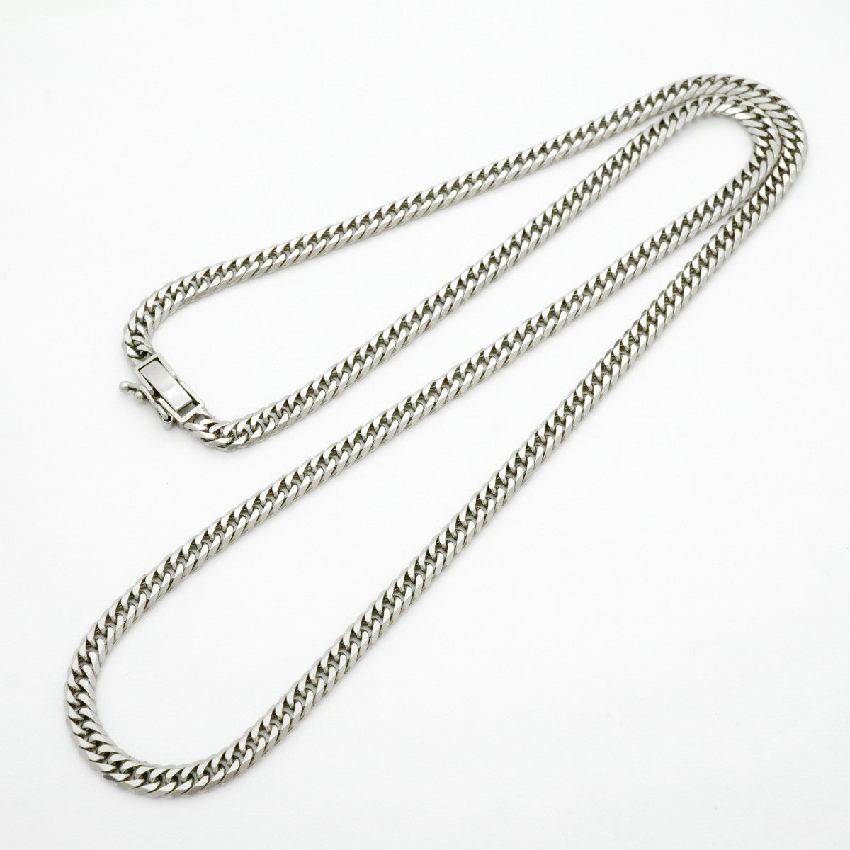 【6khc0060】喜平 ネックレス Pt850 プラチナ 6面 ダブル 52.2cm 30.1g キヘイ【中古】メンズ レディース ユニセックス