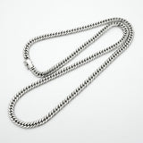 【6khc0063】喜平 ネックレス Pt850 プラチナ 6面 ダブル 51.2cm 50.6g キヘイ【中古】メンズ レディース ユニセックス