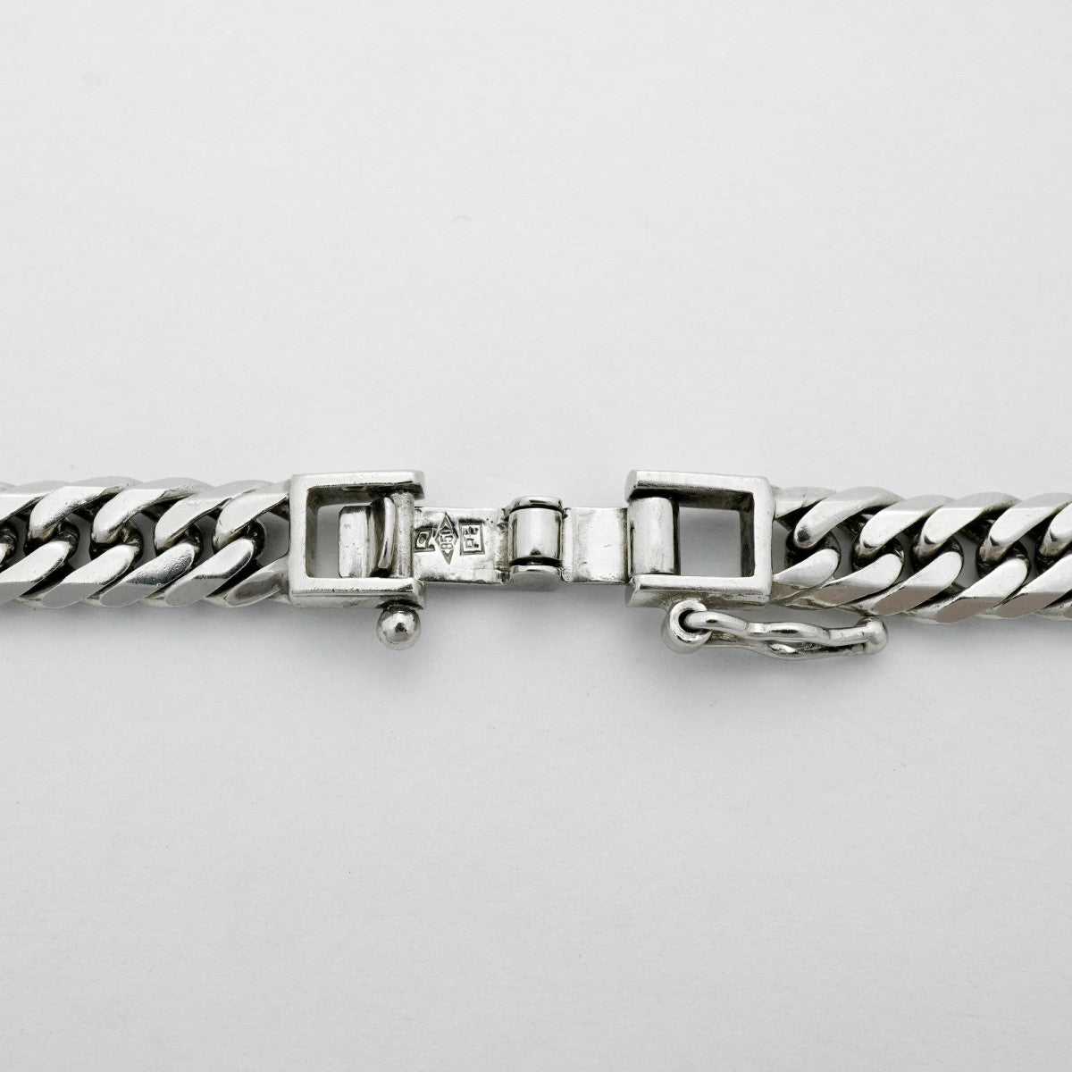 【6khc0063】喜平 ネックレス Pt850 プラチナ 6面 ダブル 51.2cm 50.6g キヘイ【中古】メンズ レディース ユニセックス