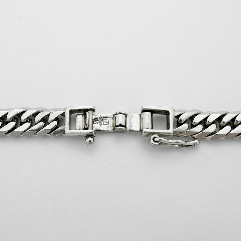 【6khc0063】喜平 ネックレス Pt850 プラチナ 6面 ダブル 51.2cm 50.6g キヘイ【中古】メンズ レディース ユニセックス