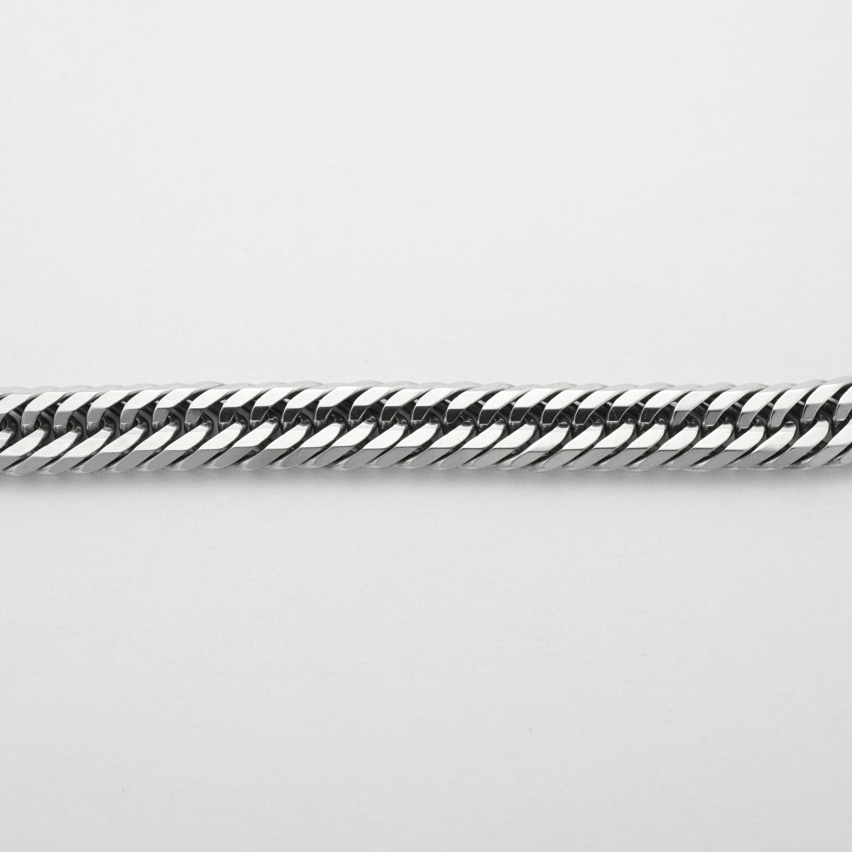 【6khc0069】喜平 ブレスレット Pt850 プラチナ トリプル 12面 18.4cm 11.8g キヘイ【中古】メンズ レディース ユニセックス