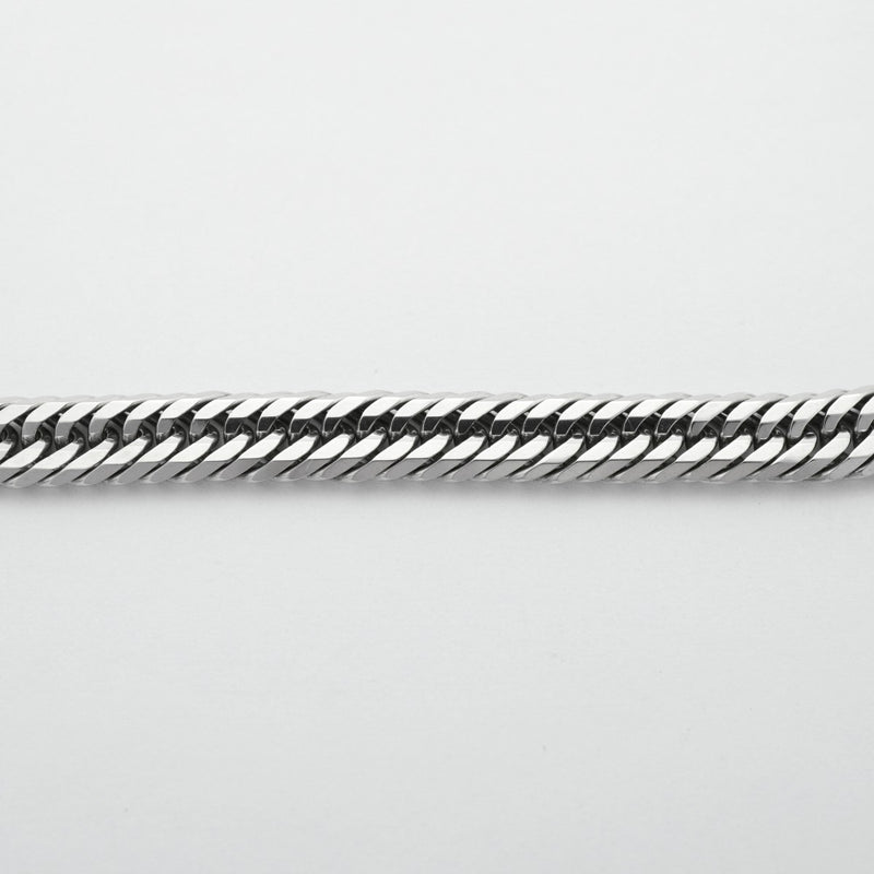【6khc0069】喜平 ブレスレット Pt850 プラチナ トリプル 12面 18.4cm 11.8g キヘイ【中古】メンズ レディース ユニセックス