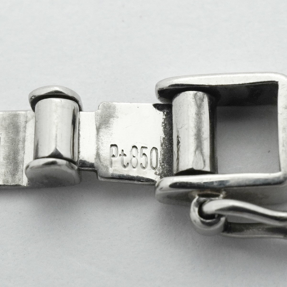 【6khc0069】喜平 ブレスレット Pt850 プラチナ トリプル 12面 18.4cm 11.8g キヘイ【中古】メンズ レディース ユニセックス