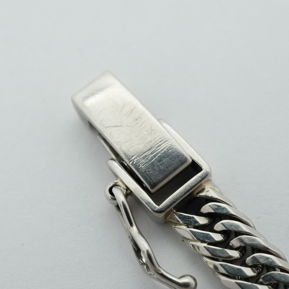 【6khc0069】喜平 ブレスレット Pt850 プラチナ トリプル 12面 18.4cm 11.8g キヘイ【中古】メンズ レディース ユニセックス