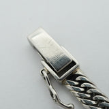 【6khc0069】喜平 ブレスレット Pt850 プラチナ トリプル 12面 18.4cm 11.8g キヘイ【中古】メンズ レディース ユニセックス