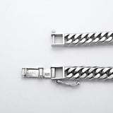 【6khc0076】喜平 ブレスレット Pt900 プラチナ 6面 ダブル 20.6cm 30.4g キヘイ【中古】メンズ レディース ユニセックス