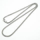 【6khc0078】喜平 ネックレス Pt850 プラチナ 6面 ダブル 60.7cm 30.2g キヘイ【中古】メンズ レディース ユニセックス