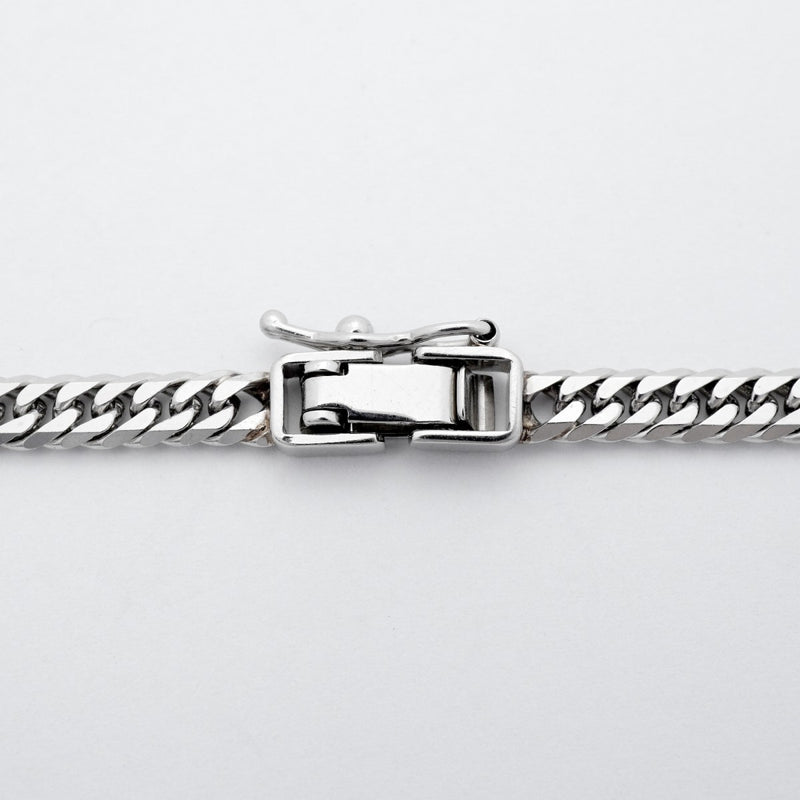 【6khc0078】喜平 ネックレス Pt850 プラチナ 6面 ダブル 60.7cm 30.2g キヘイ【中古】メンズ レディース ユニセックス