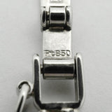 【6khc0082】喜平 ネックレス Pt850 プラチナ 6面 ダブル 60.9cm 30.1g キヘイ【中古】メンズ レディース ユニセックス