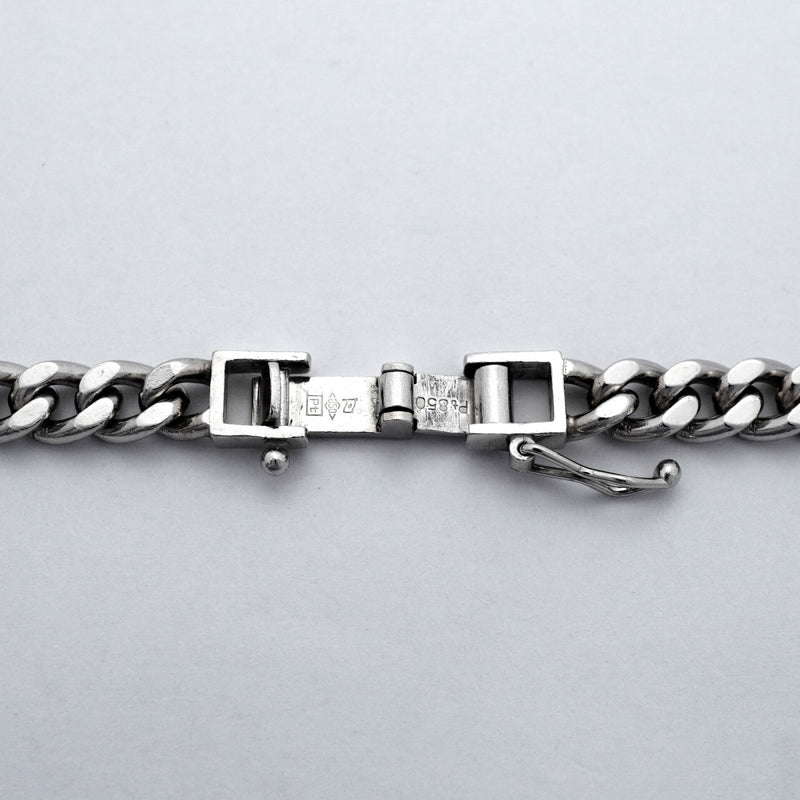 【6khc0083】喜平 ネックレス Pt850 プラチナ 2面 シングル 50.5cm 50.9g キヘイ【中古】メンズ レディース ユニセックス