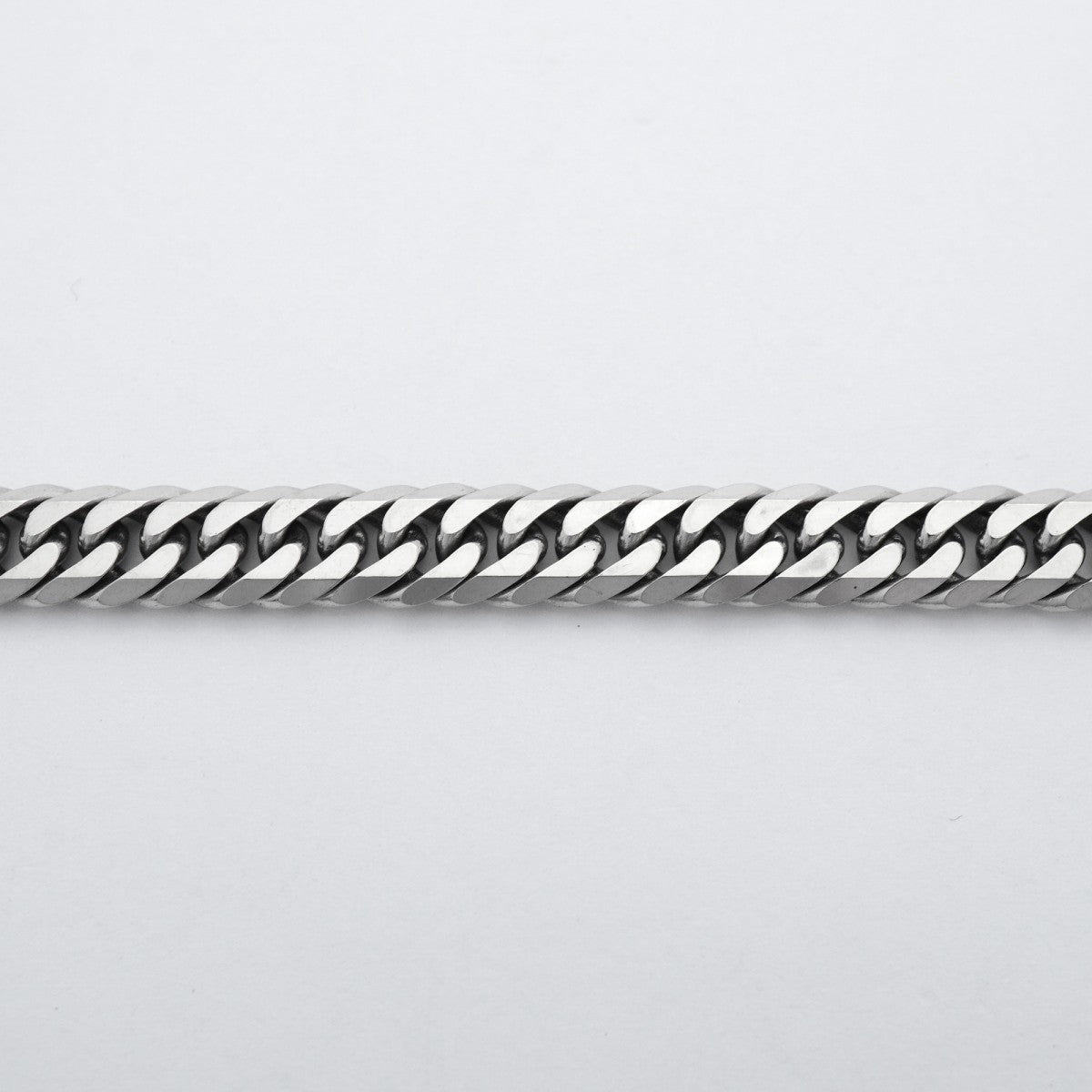 【6khc0084】喜平 ブレスレット Pt850 プラチナ 6面 ダブル 18.6cm 20.3g キヘイ【中古】メンズ レディース ユニセックス