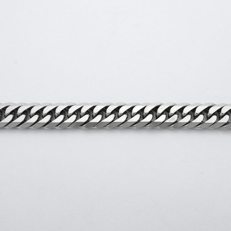 【6khc0084】喜平 ブレスレット Pt850 プラチナ 6面 ダブル 18.6cm 20.3g キヘイ【中古】メンズ レディース ユニセックス