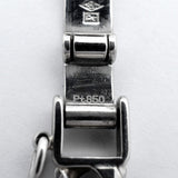 【6khc0084】喜平 ブレスレット Pt850 プラチナ 6面 ダブル 18.6cm 20.3g キヘイ【中古】メンズ レディース ユニセックス