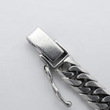 【6khc0084】喜平 ブレスレット Pt850 プラチナ 6面 ダブル 18.6cm 20.3g キヘイ【中古】メンズ レディース ユニセックス