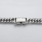 【6khc0084】喜平 ブレスレット Pt850 プラチナ 6面 ダブル 18.6cm 20.3g キヘイ【中古】メンズ レディース ユニセックス