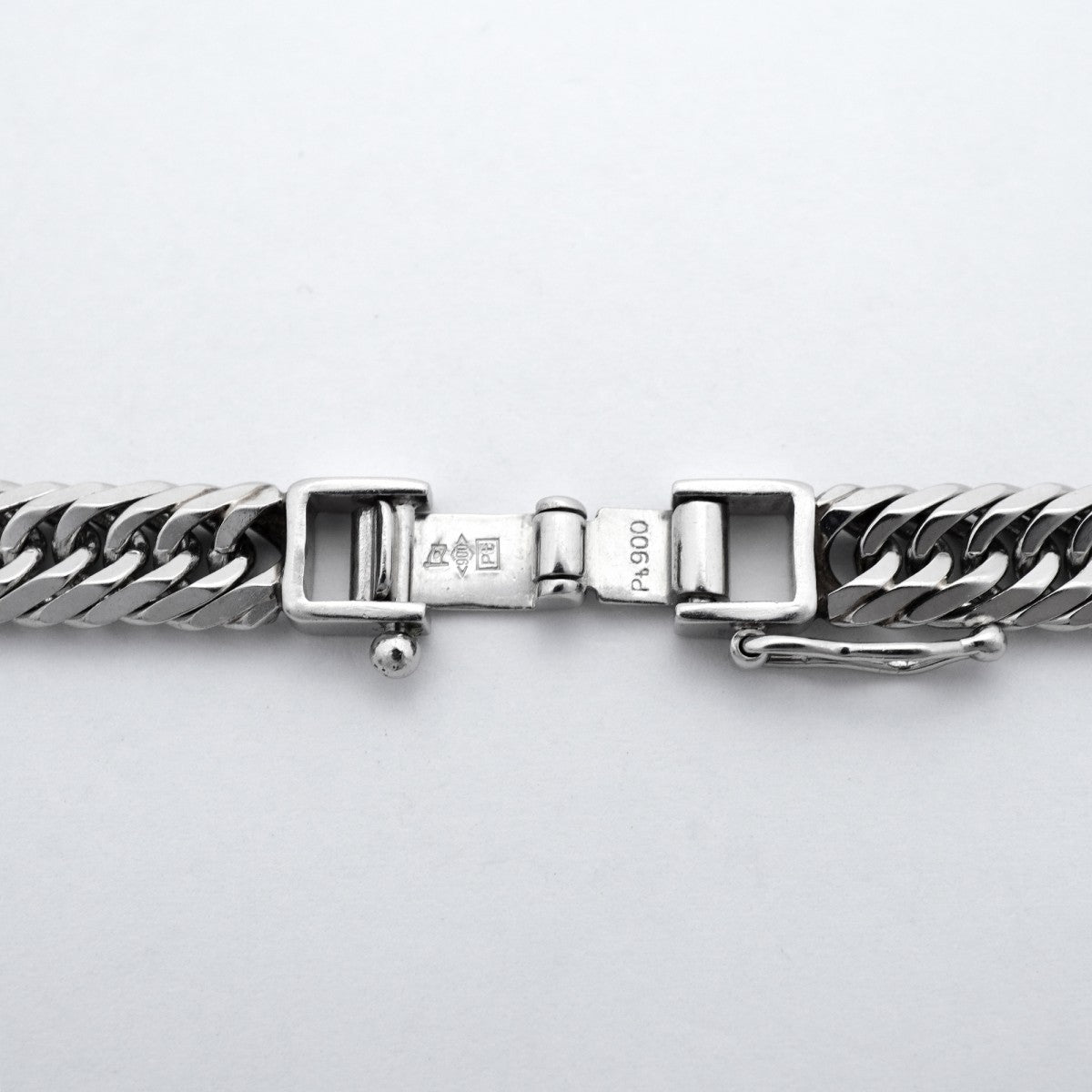 【6khc0086】喜平 ネックレス Pt900 プラチナ 8面 トリプル 50.4cm 50.7g キヘイ【中古】メンズ レディース ユニセックス