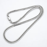 【6khc0089】喜平 ネックレス Pt850 プラチナ 6面 ダブル 60.2cm 100.4g キヘイ【中古】メンズ レディース ユニセックス