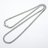 【6khc0090】喜平 ネックレス Pt850 プラチナ 6面 ダブル 60.3cm 30.2g キヘイ【中古】メンズ レディース ユニセックス
