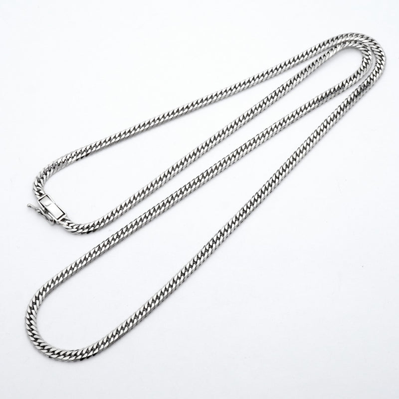 【6khc0090】喜平 ネックレス Pt850 プラチナ 6面 ダブル 60.3cm 30.2g キヘイ【中古】メンズ レディース ユニセックス