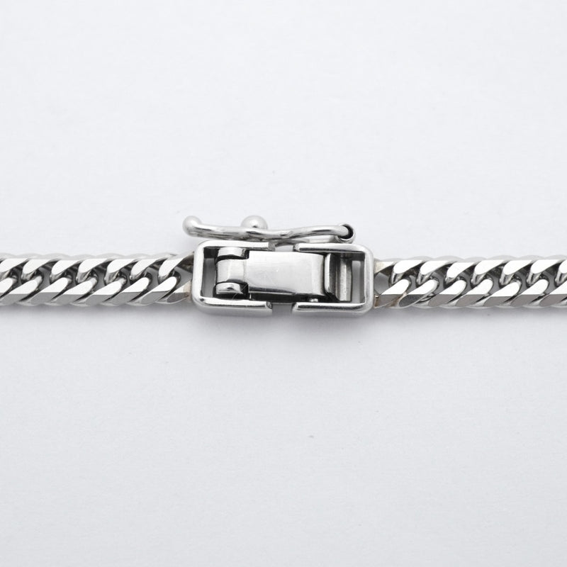 【6khc0090】喜平 ネックレス Pt850 プラチナ 6面 ダブル 60.3cm 30.2g キヘイ【中古】メンズ レディース ユニセックス