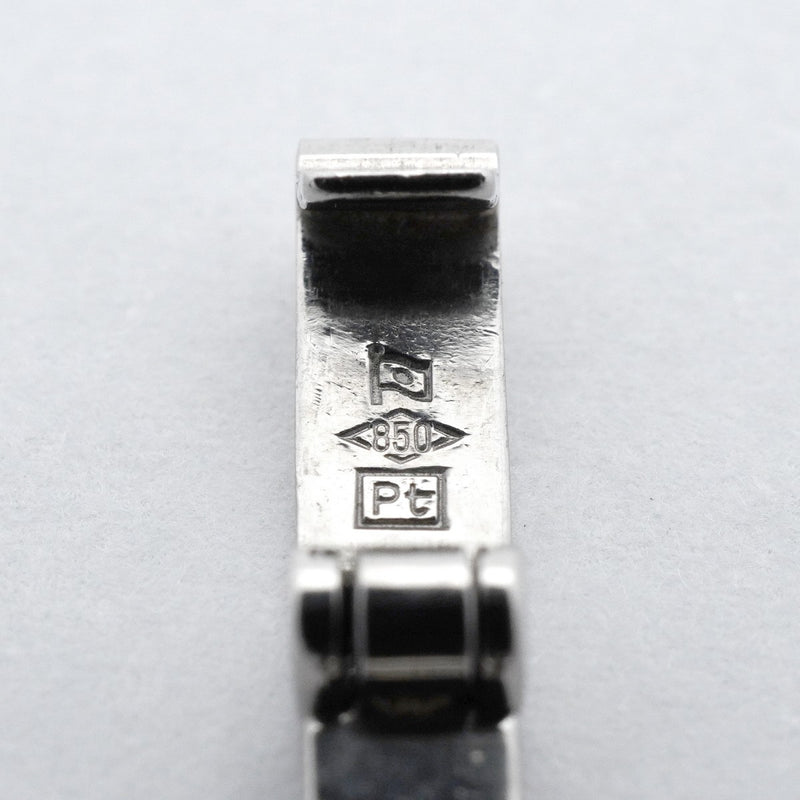 【6khc0090】喜平 ネックレス Pt850 プラチナ 6面 ダブル 60.3cm 30.2g キヘイ【中古】メンズ レディース ユニセックス