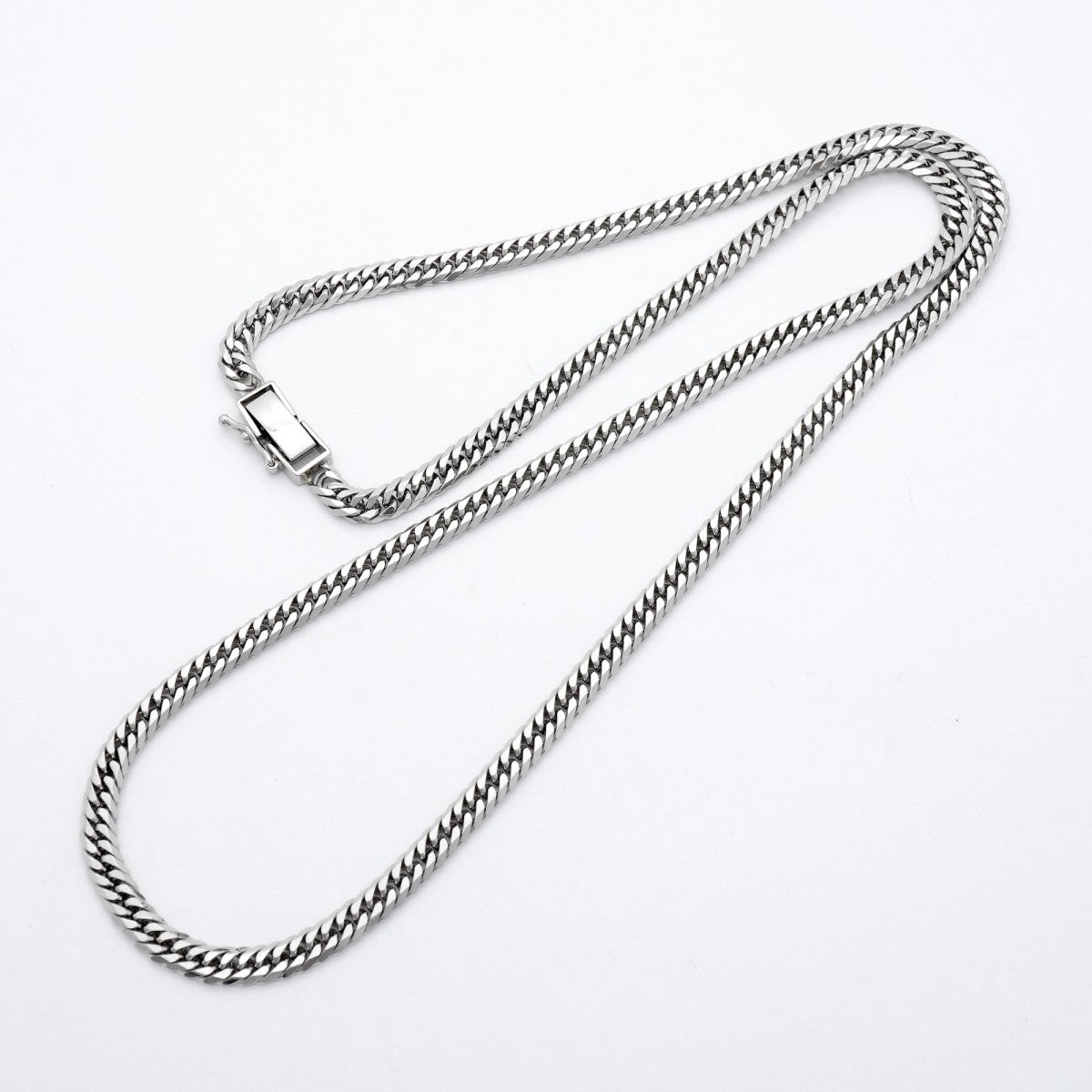 【6khc0091】喜平 ネックレス Pt850 プラチナ 6面 ダブル 50.9cm 30.4g キヘイ【中古】メンズ レディース ユニセックス