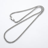 【6khc0091】喜平 ネックレス Pt850 プラチナ 6面 ダブル 50.9cm 30.4g キヘイ【中古】メンズ レディース ユニセックス