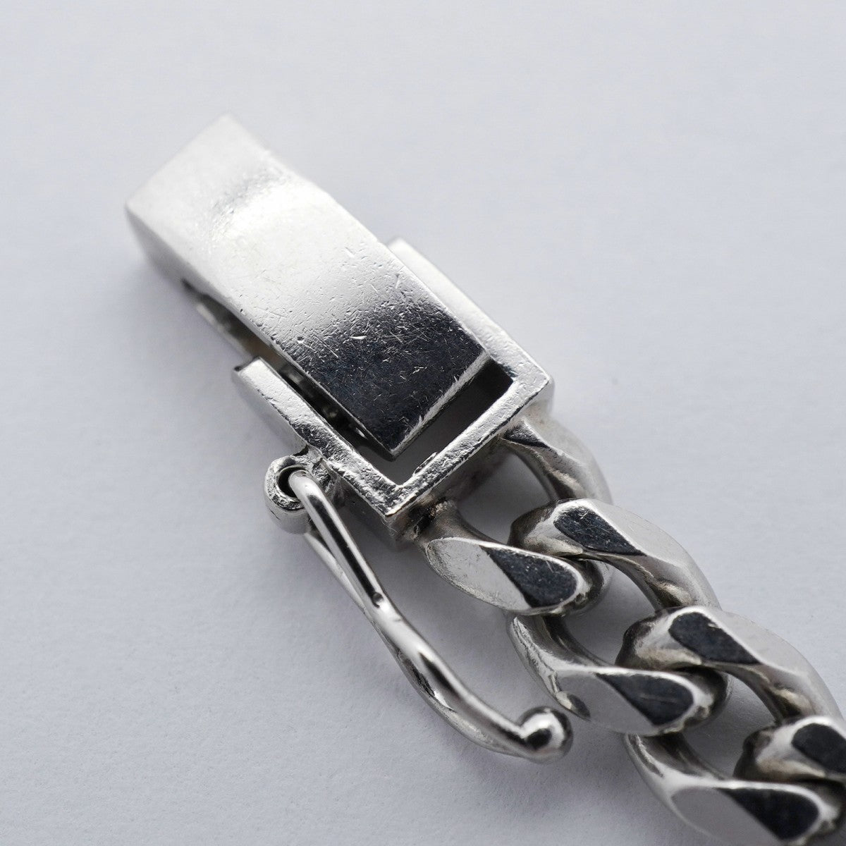 【6khd0002】喜平 ネックレス Pt850 プラチナ 6面 シングル 52.4cm 50.2g キヘイ【中古】メンズ レディース ユニセックス