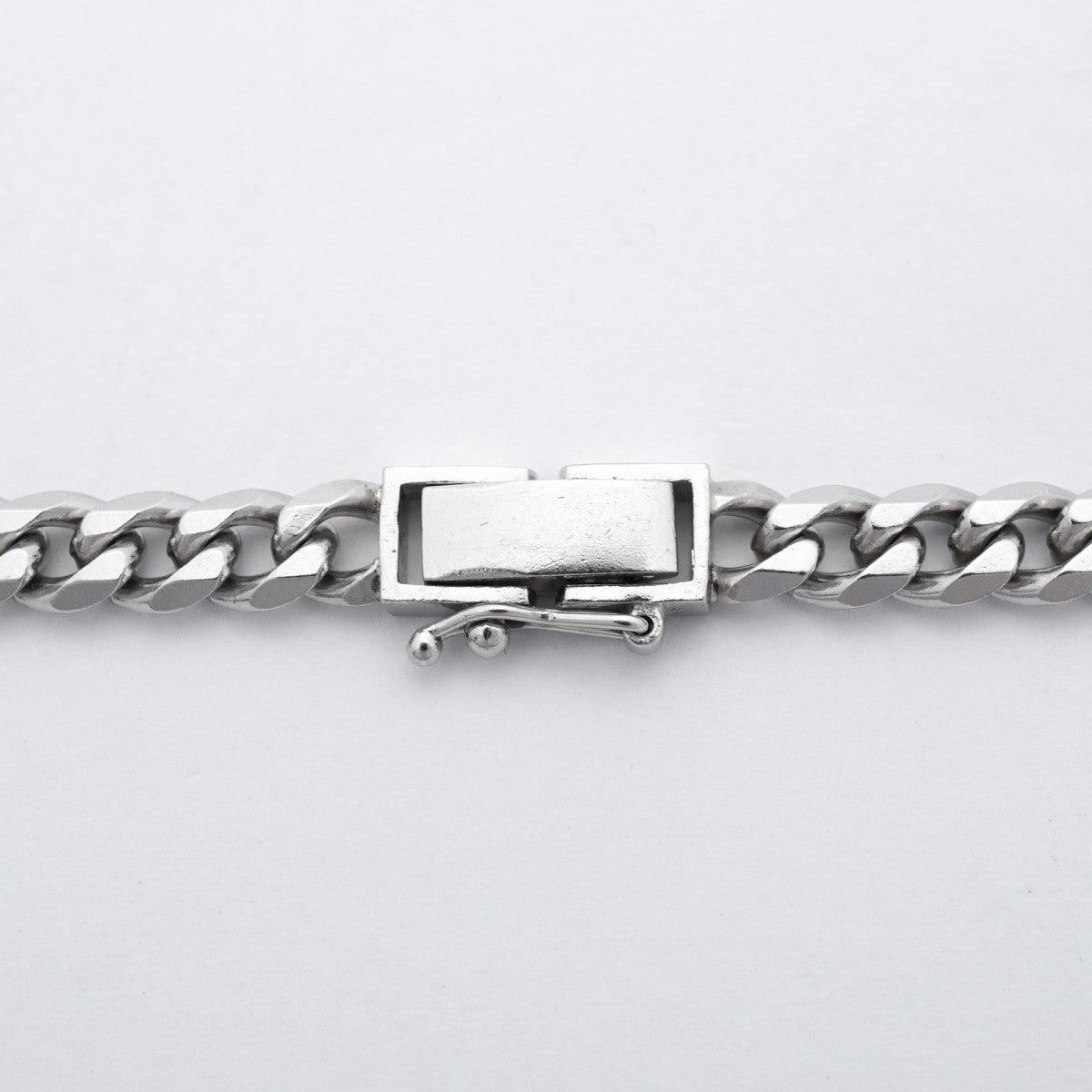 【6khd0002】喜平 ネックレス Pt850 プラチナ 6面 シングル 52.4cm 50.2g キヘイ【中古】メンズ レディース ユニセックス