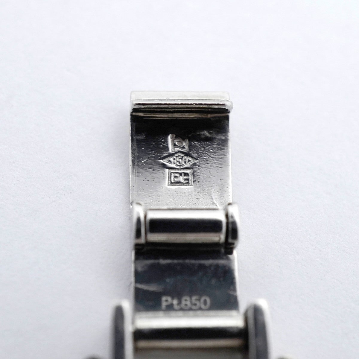【6khd0004】喜平 ブレスレット Pt850 プラチナ 8面 シングル 20.6cm 50.4g キヘイ【中古】メンズ レディース ユニセックス