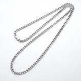 【6khd0005】喜平 ネックレス Pt850 プラチナ 8面 シングル 60.5cm 50.4g キヘイ【中古】メンズ レディース ユニセックス