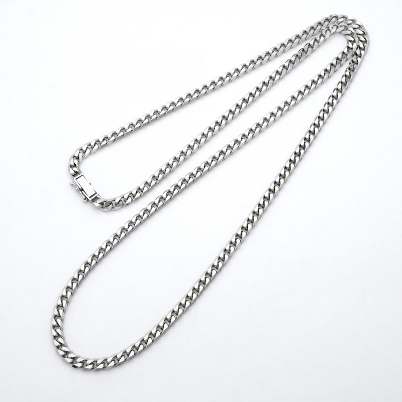 【6khd0005】喜平 ネックレス Pt850 プラチナ 8面 シングル 60.5cm 50.4g キヘイ【中古】メンズ レディース ユニセックス