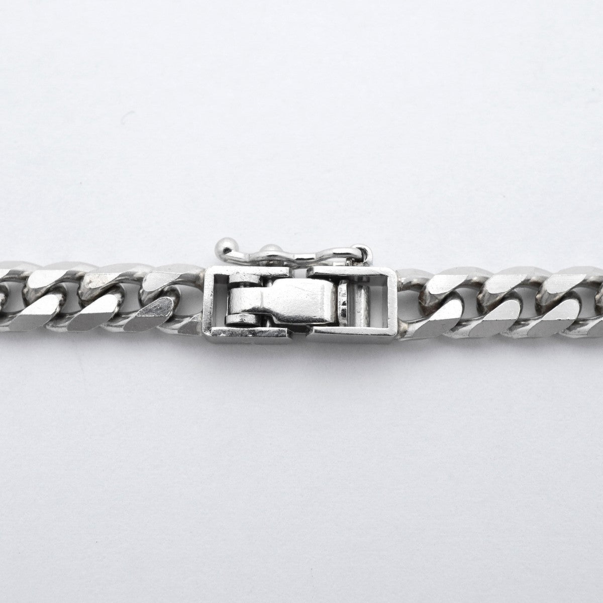 【6khd0005】喜平 ネックレス Pt850 プラチナ 8面 シングル 60.5cm 50.4g キヘイ【中古】メンズ レディース ユニセックス