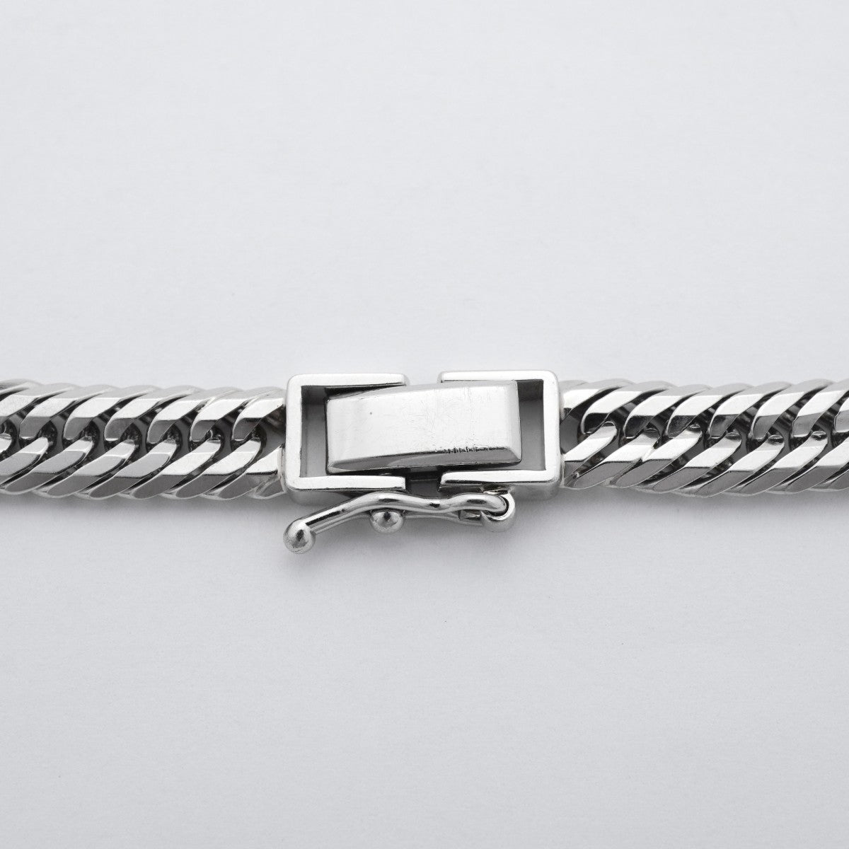 【6khd0006】喜平 ブレスレット Pt850 プラチナ トリプル 12面 20.6cm 21.3g キヘイ【中古】メンズ レディース ユニセックス