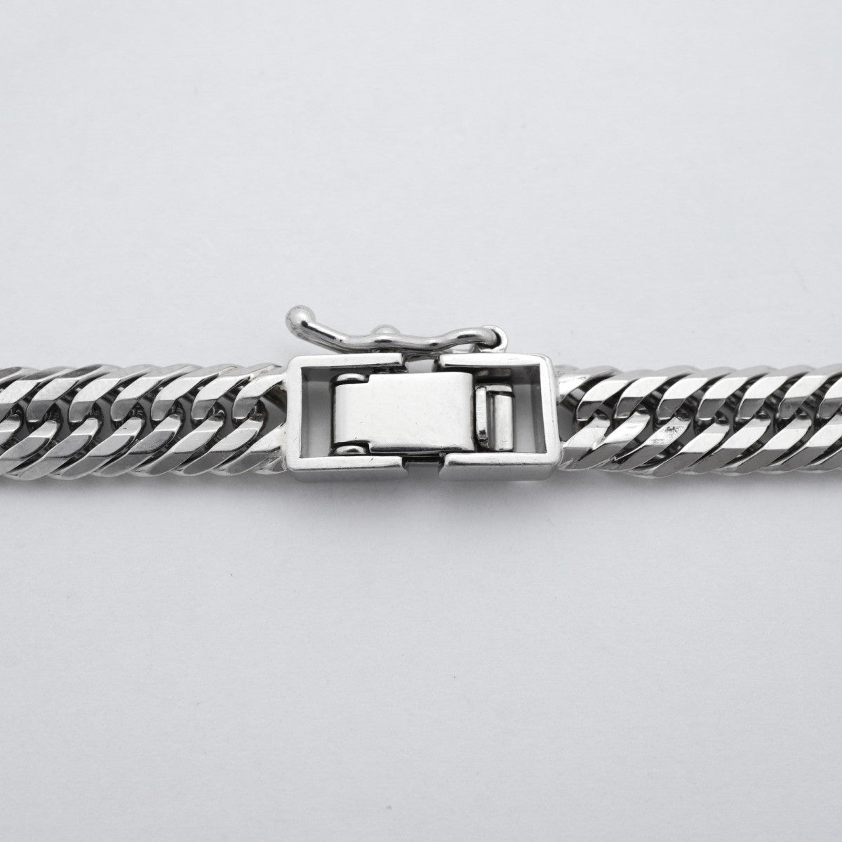 【6khd0006】喜平 ブレスレット Pt850 プラチナ トリプル 12面 20.6cm 21.3g キヘイ【中古】メンズ レディース ユニセックス