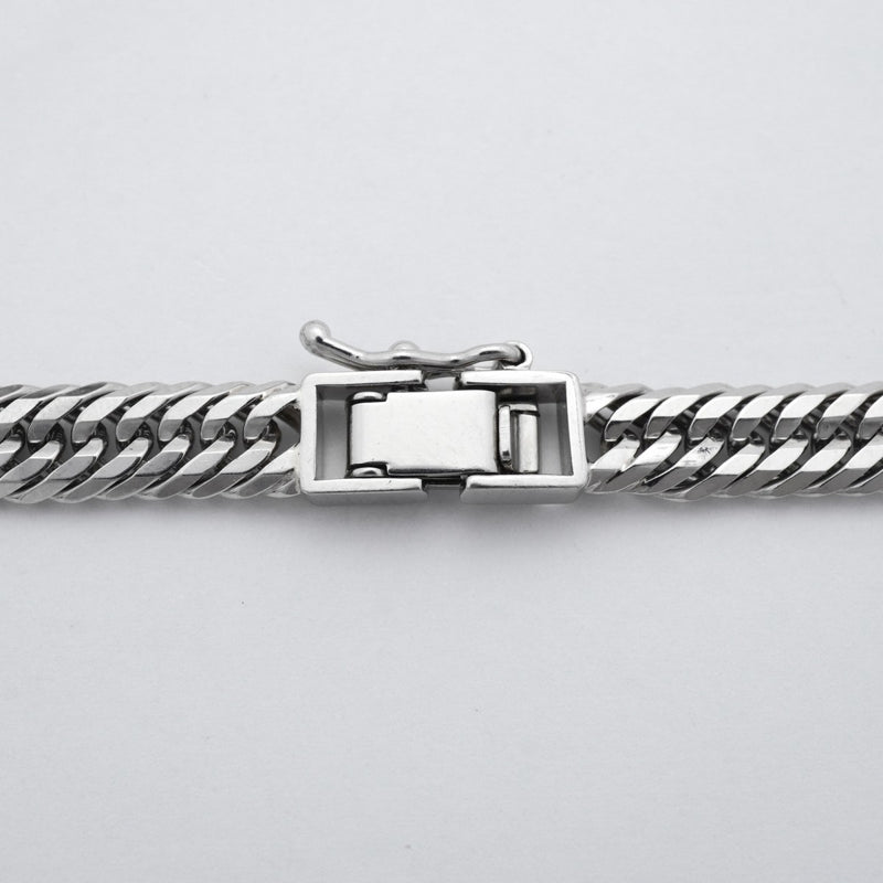 【6khd0006】喜平 ブレスレット Pt850 プラチナ トリプル 12面 20.6cm 21.3g キヘイ【中古】メンズ レディース ユニセックス
